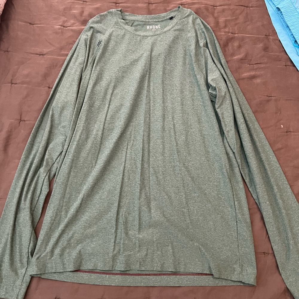 Rhone Green long sleeve shirt